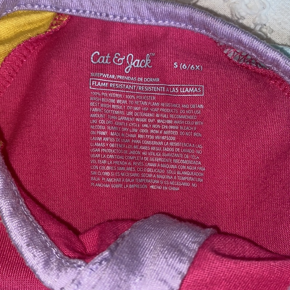 Cat & Jack, long sleeve romper pajama - Picture 2 of 3